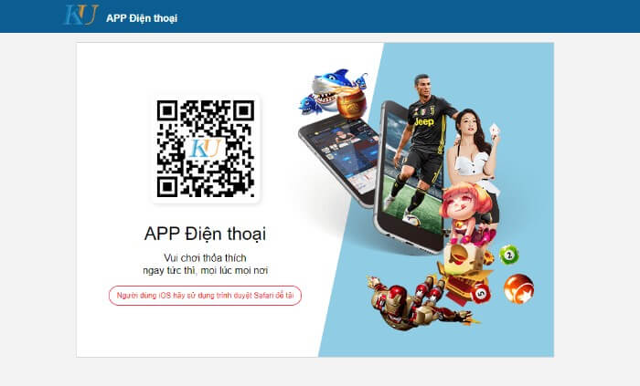 Cài đặt app Kubet vào giao diện dễ yêu của mình để tham gia